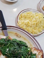 Grilled Chicken with Spinach and Feta Cheese with Rice